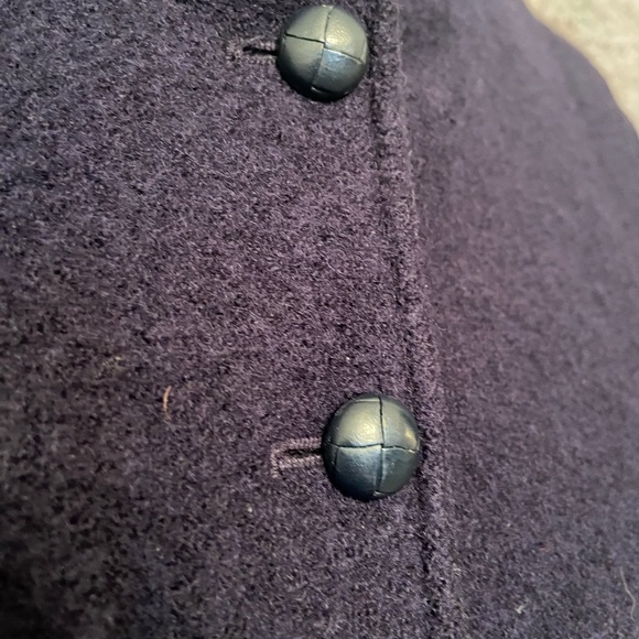 Geiger Navy Boiled Wool Sweater Jacket - Picture 5 of 9